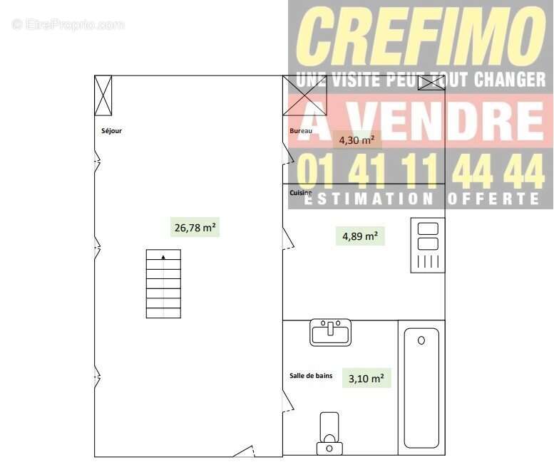 Appartement à BOIS-COLOMBES