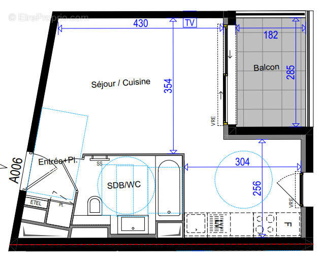 Apartement studio - Cogolin - photo 3