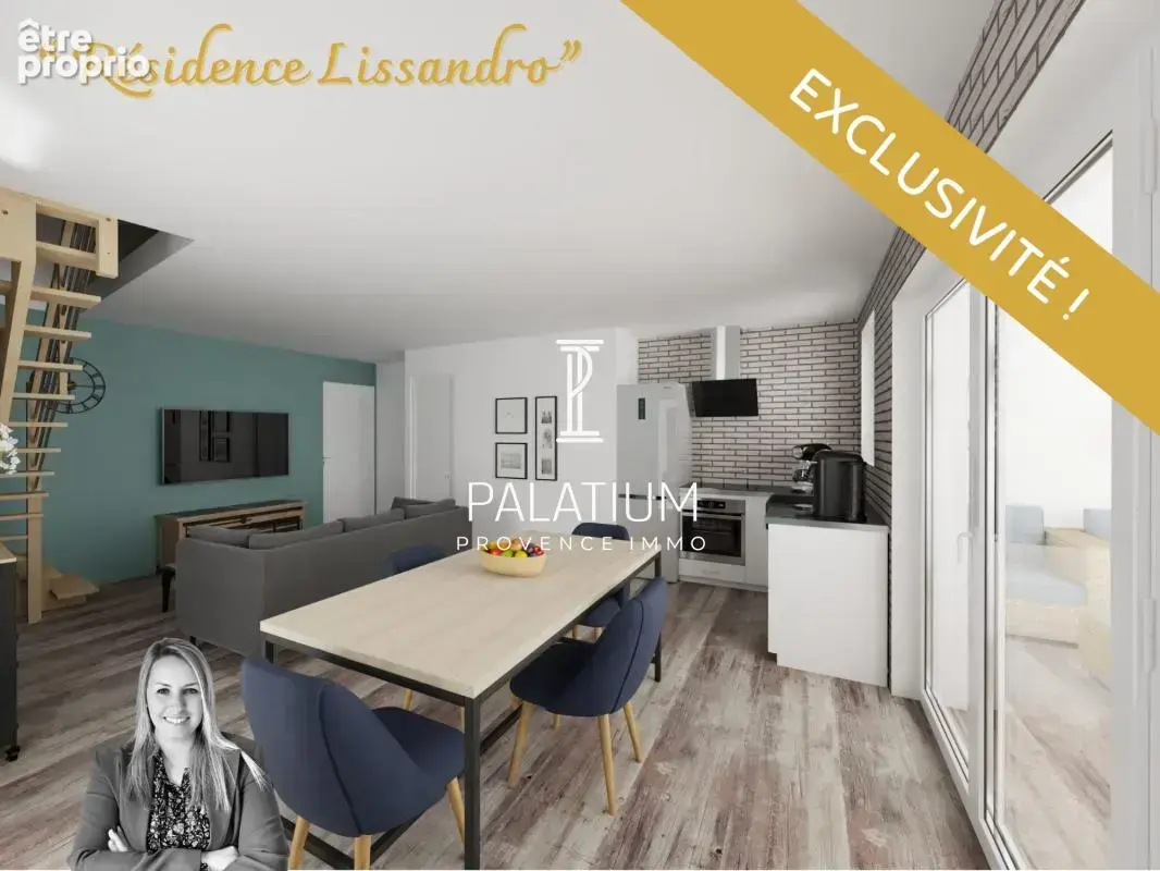 Appartement t3 duplex 67 m² avec terrasse - photo 2
