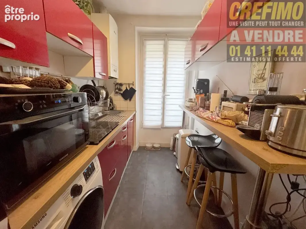 Appartement 2 pièces à vendre Gare d'Asnières-sur-Seine  Charme, calme et emplacement privilégié - photo 2