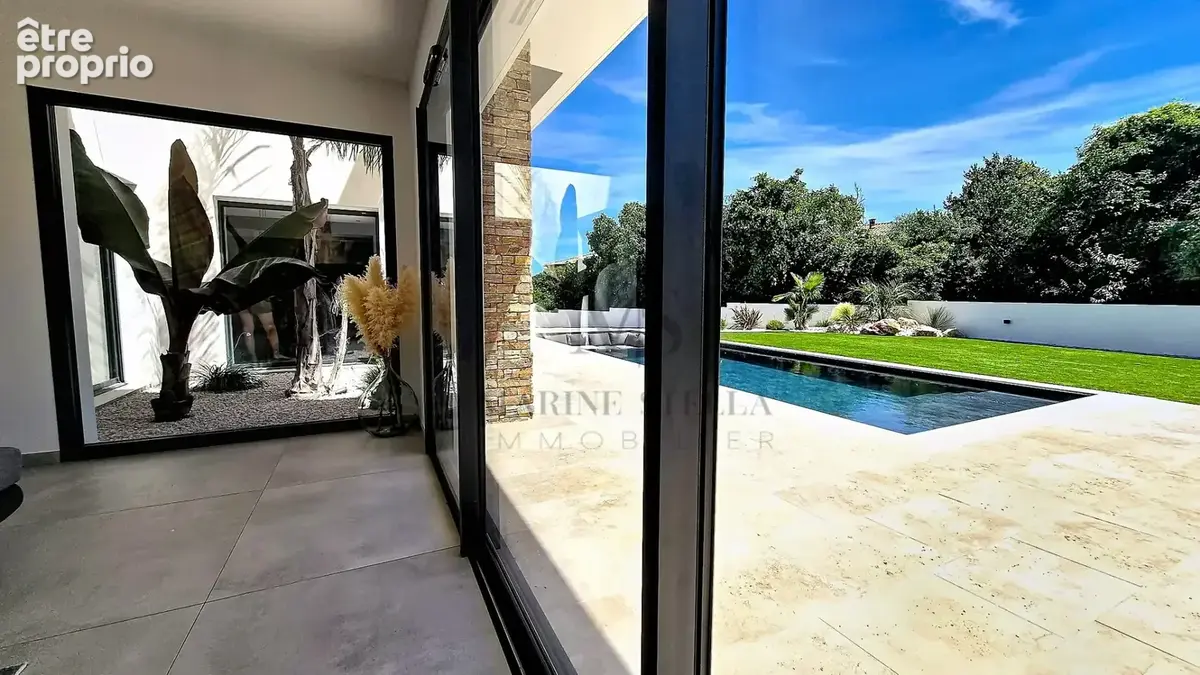 Maison contemporaine neuve 190 m²  Piscine à débordement  5 chambres  Cazouls-lès-Béziers - photo 1