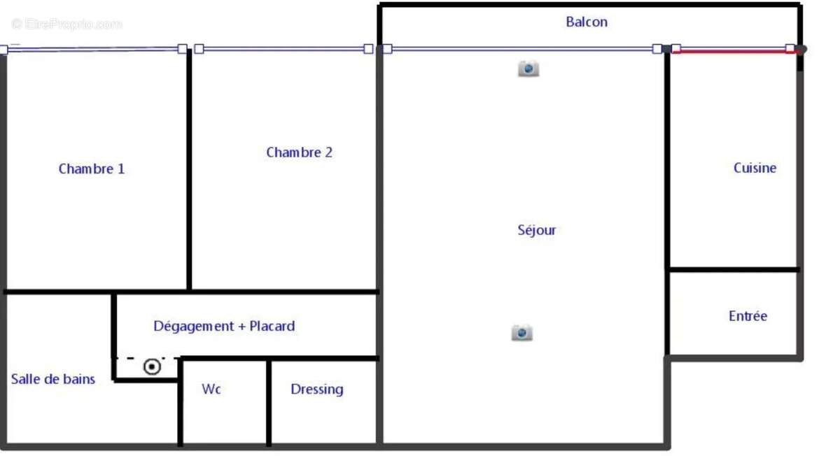 Appartement à PARIS-19E