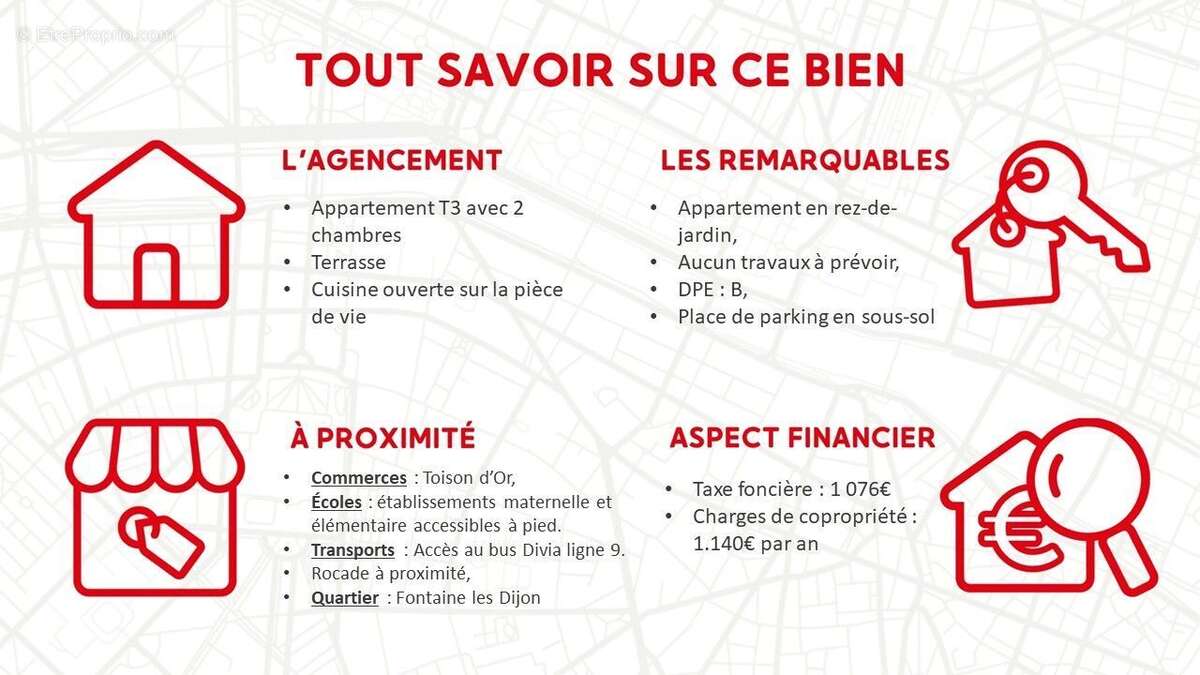 Appartement à FONTAINE-LES-DIJON