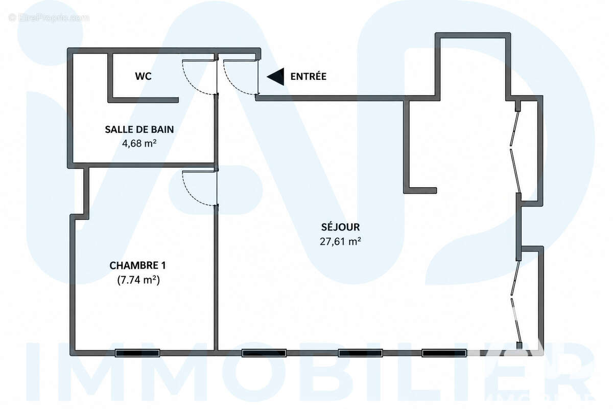 Appartement 40 m² à Lille  - photo 9