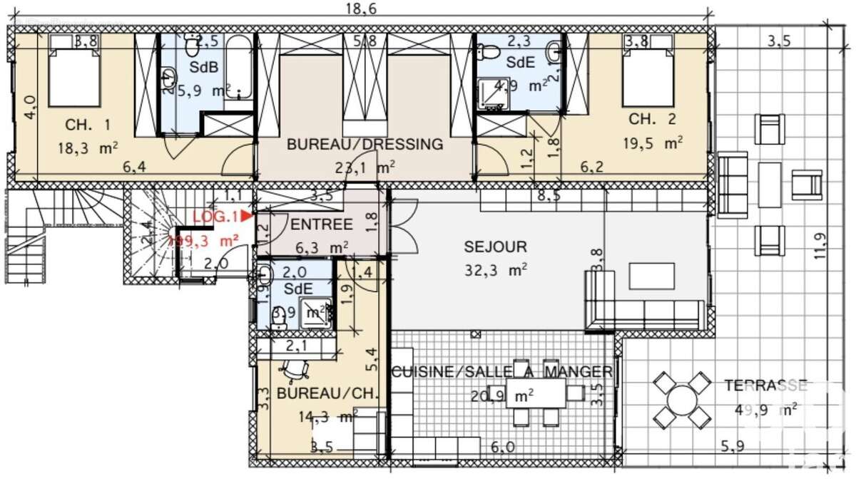 Photo 4 - Appartement à NANTEUIL-LES-MEAUX
