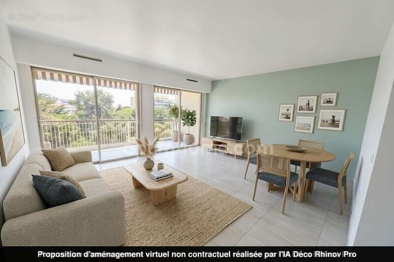 Appartement 2 pièces de 57 m² traversant avec terrasses dans résidence avec piscine - photo 6