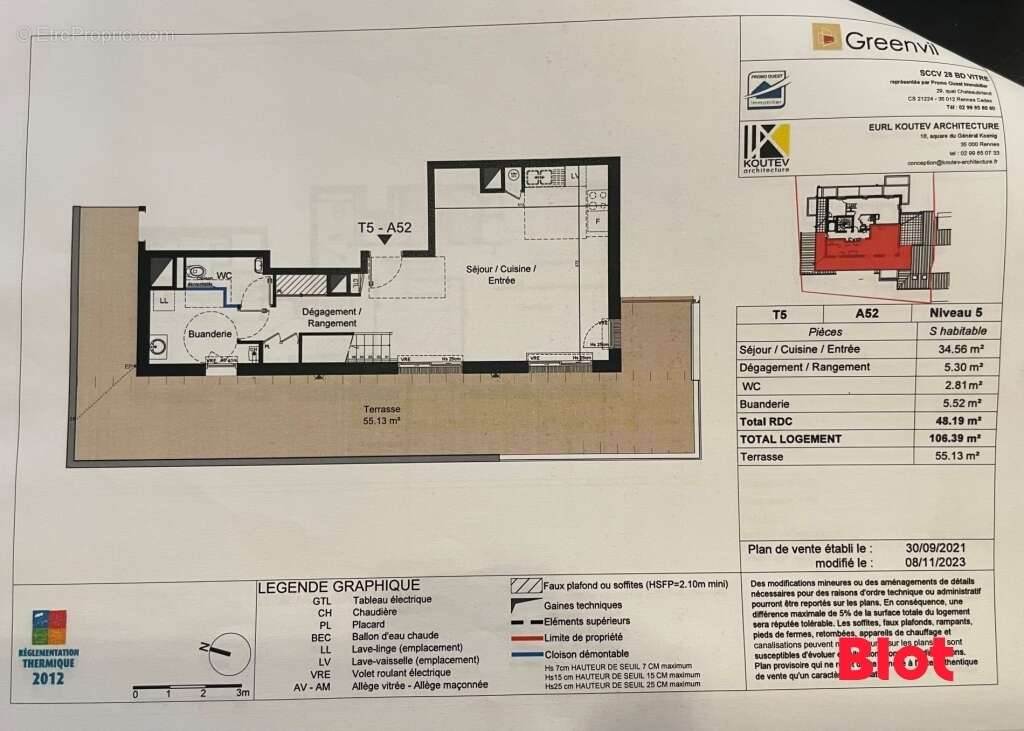 Appartement à RENNES