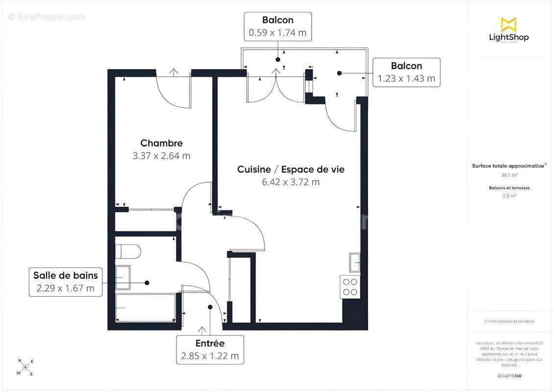 Appartement à vendre 2 pièces SURESNES (92) - photo 10