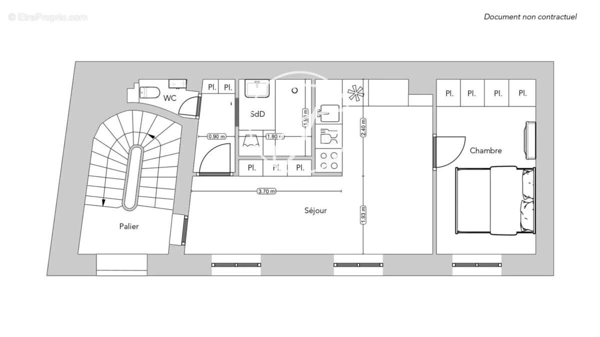 Appartement à PARIS-3E