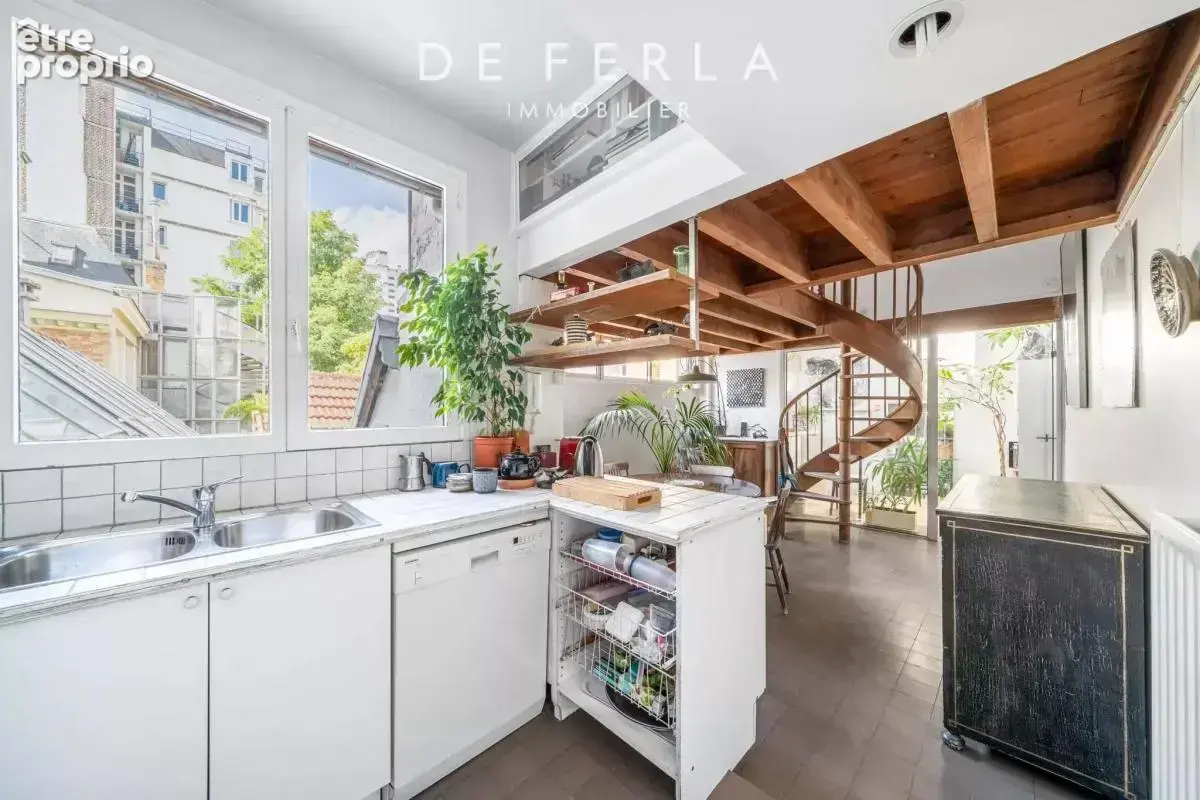 Paris XIVᵉ – Villa d’Alésia : Appartement familial esprit loft - photo 8