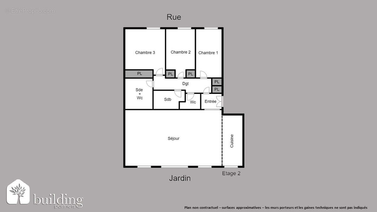 Batignolles Paris 17ème - Appartement 3 ou 4 pièces 97,65 m² - photo 2