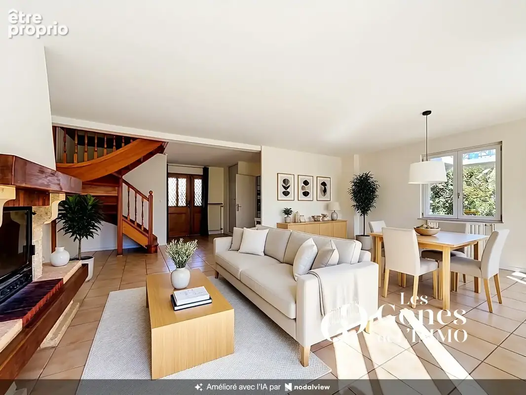 Maison 5 chambres,  familiale au calme   Double garage, sous sol , Secteur Bruissin - photo 3
