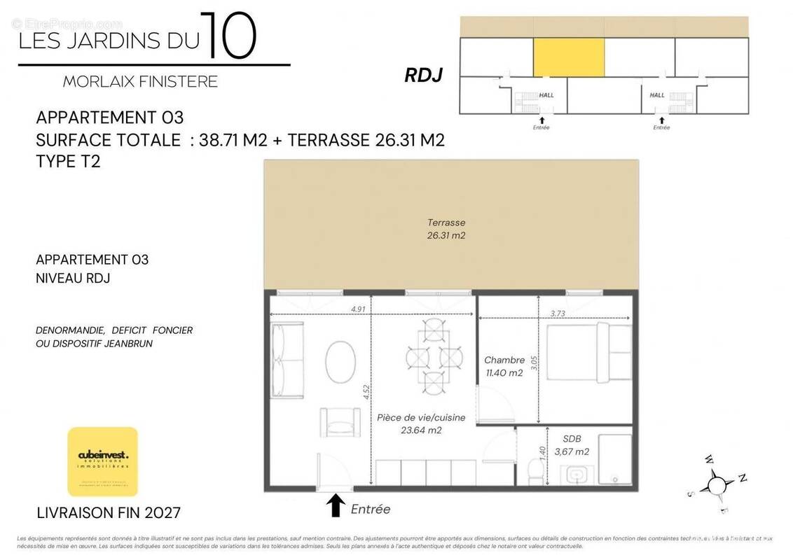 Photo 1 - Appartement à MORLAIX