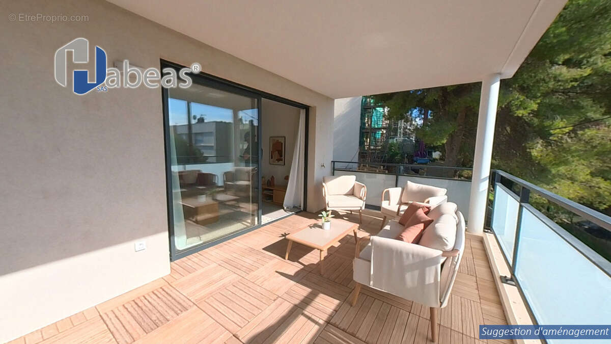 Appartement T3 de 58.65 m² avec jardin de 101m², terrasse  et deux parkings - photo 5