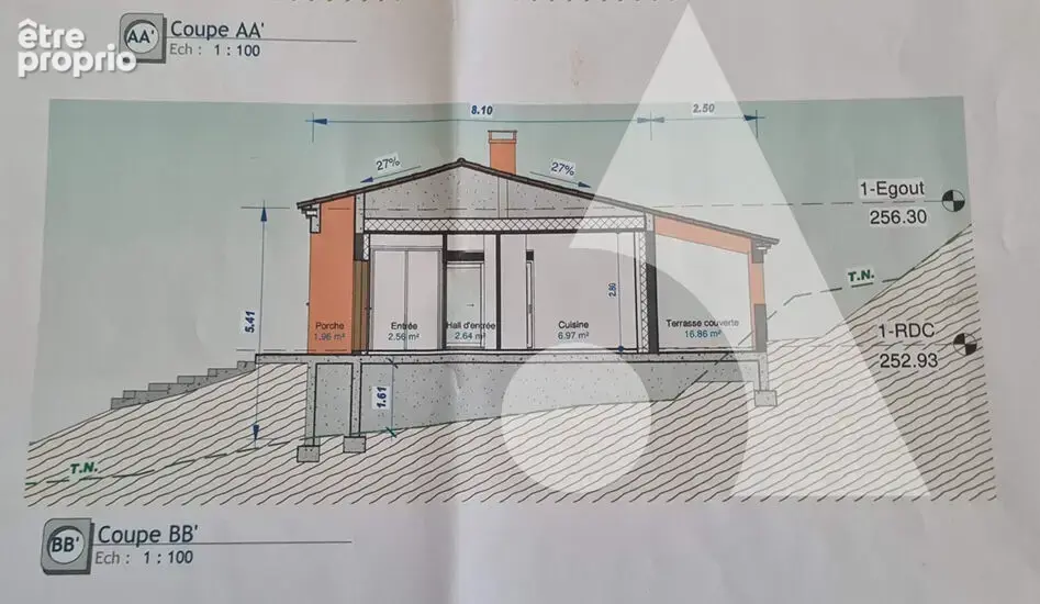 Maison en cours de constructions - environ 117 m ²- terrain de 1.404 m² - photo 3