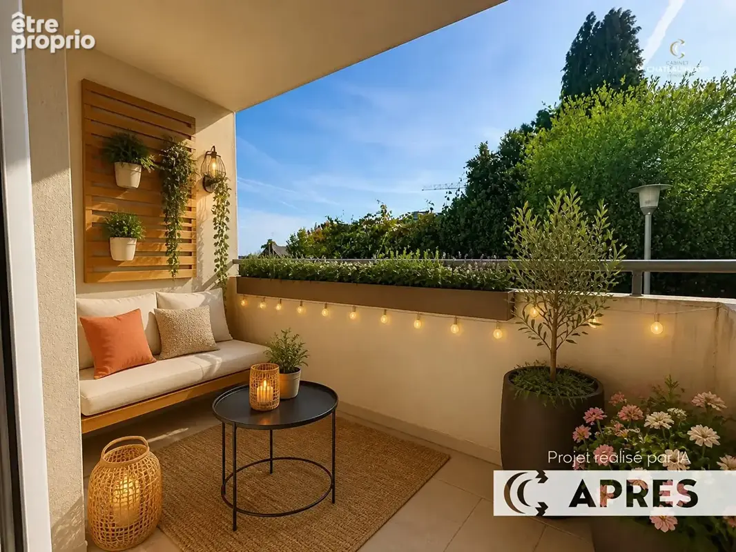 Appartement 3 pièces à vendre à Saint-Aubin-d'Aubigné - Balcon plein sud - photo 15