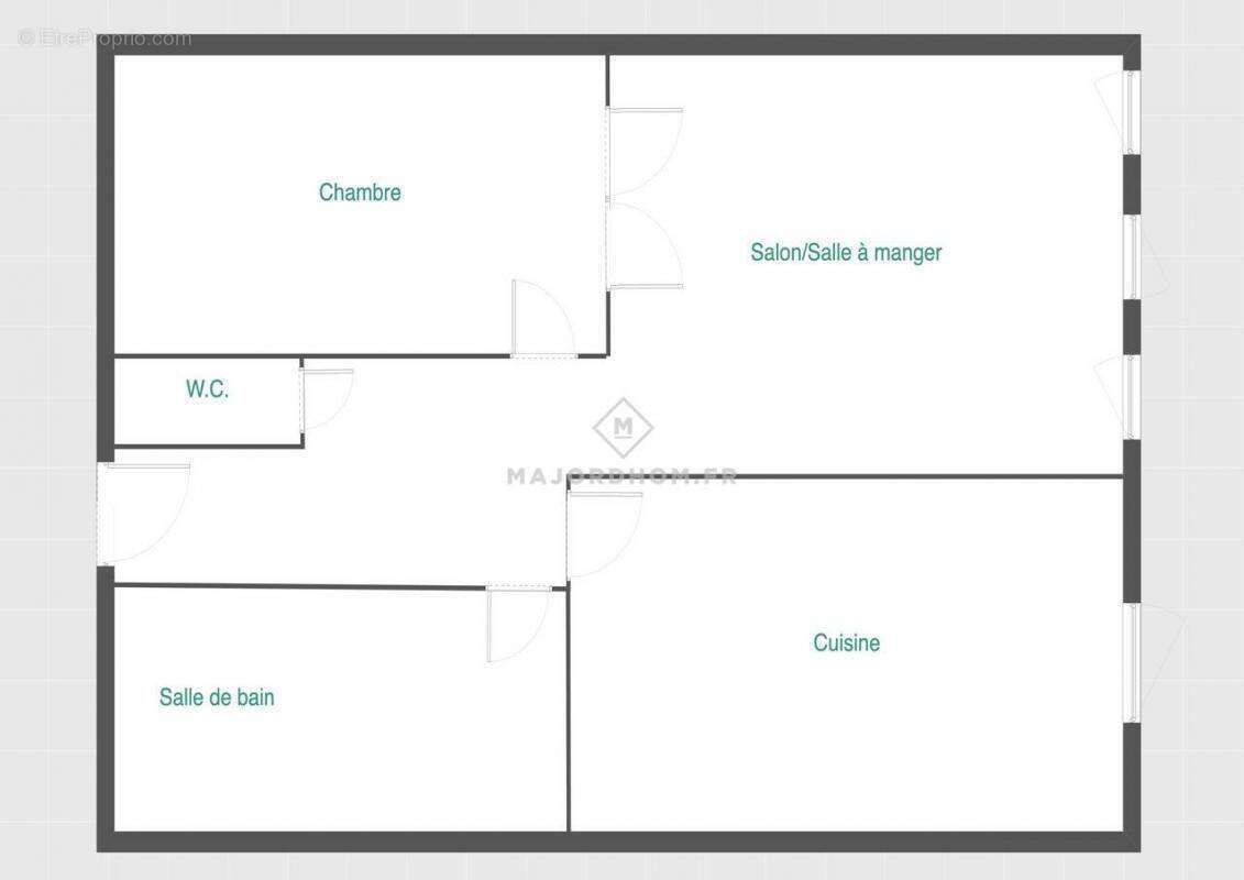 Appartement à MARSEILLE-3E