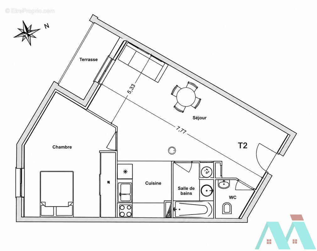Appartement à SIGNES