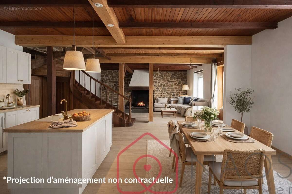 Maison en pierre avec jardin sans vis-à-vis  Miniac-Morvan - photo 4