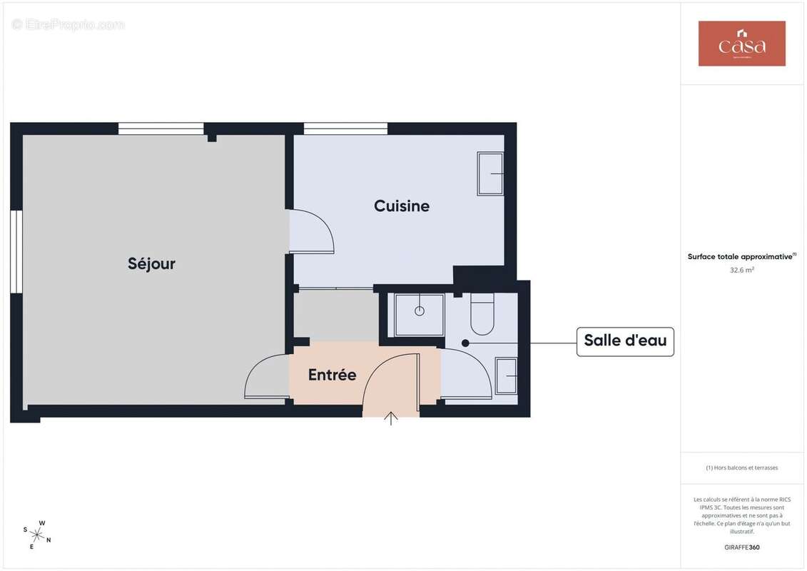 Appartement 33 m² à Caen  - photo 4