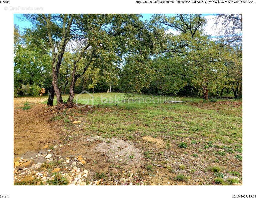 Terrain constructible 1039 m2 - Deaux ( Gard ) - 99 000 euros - photo 2