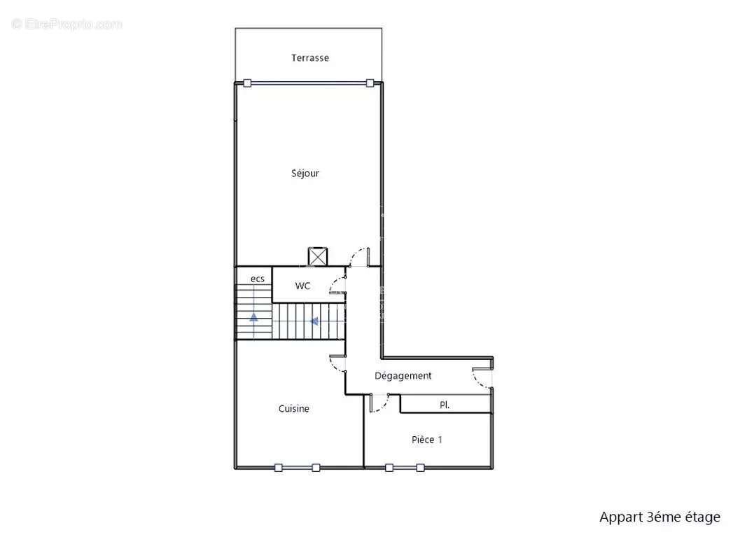 Secteur pinède - duplex traversant t3 avec terrasse - photo 21