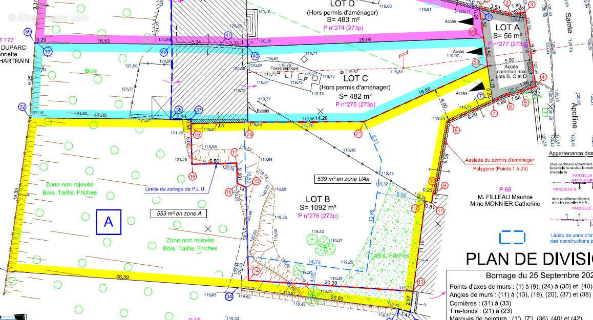 Terrain à CHALOU-MOULINEUX