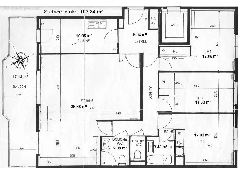 Appartement à CROISSY-SUR-SEINE