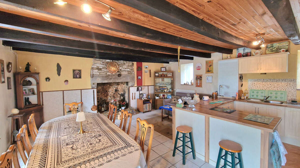 CÔTES D'ARMOR  Plemet - Belle et spacieuse maison en pierre avec gîte de 2 chambres, grand jardin, garage, parking, rural. - photo 6
