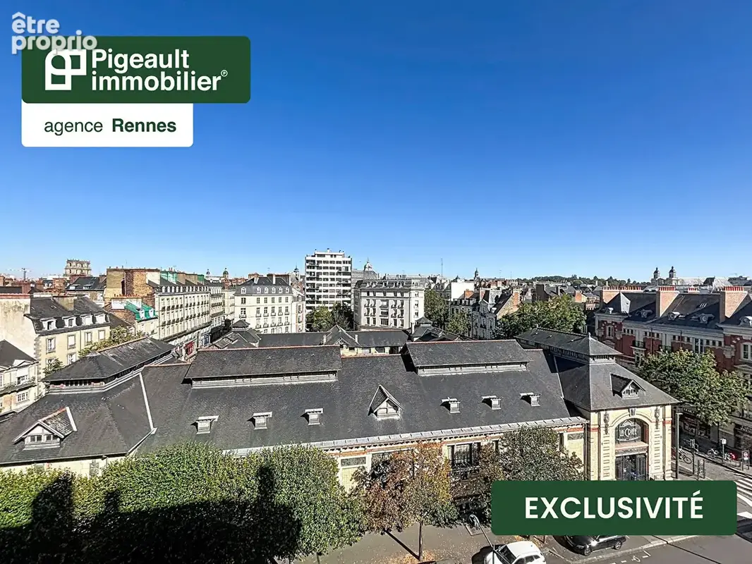 Appartement T5 à vendre - Rennes Centre Ville - Ascenseur - Garage - balcons - Cave et grenier - photo 2