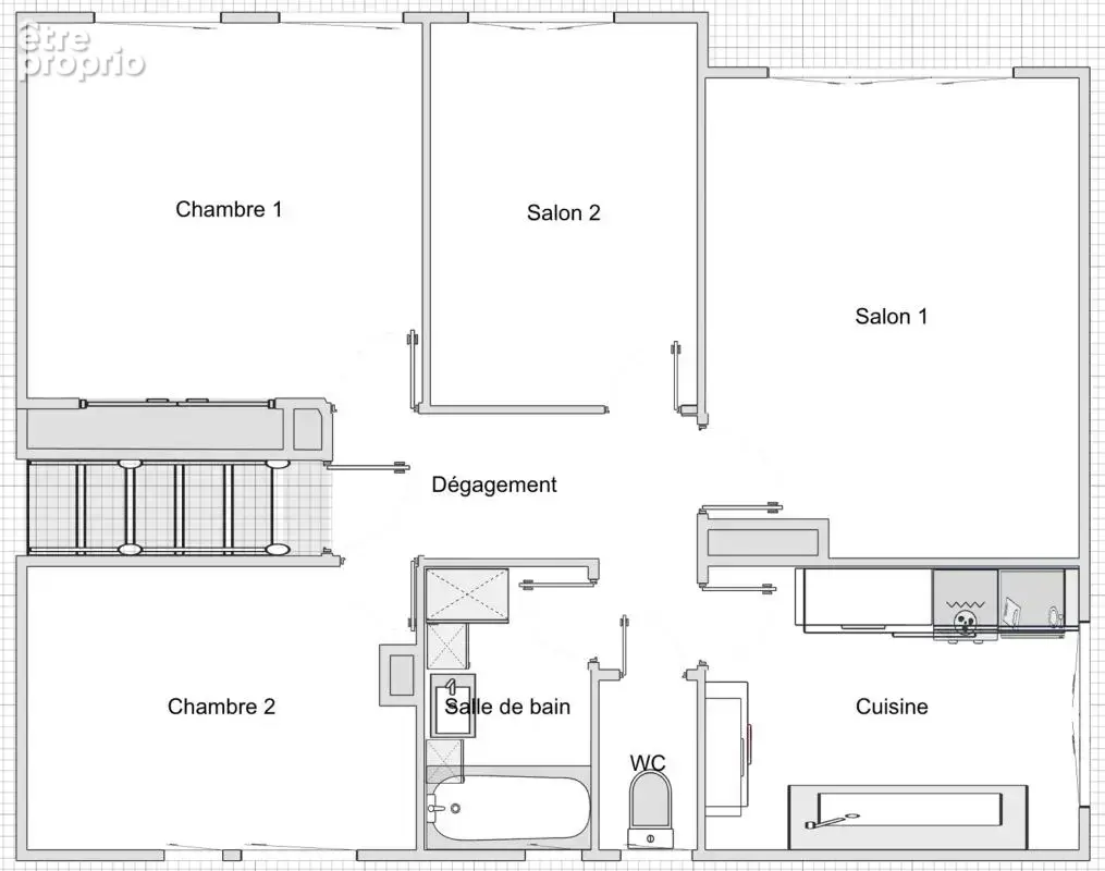 Maison sur sous sol - 4 pièces - 1451 m2 de terrain - Travaux à prévoir - photo 18