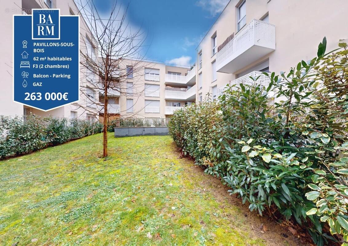 Appartement à LES PAVILLONS-SOUS-BOIS