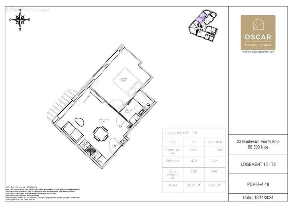 Appartement à NICE