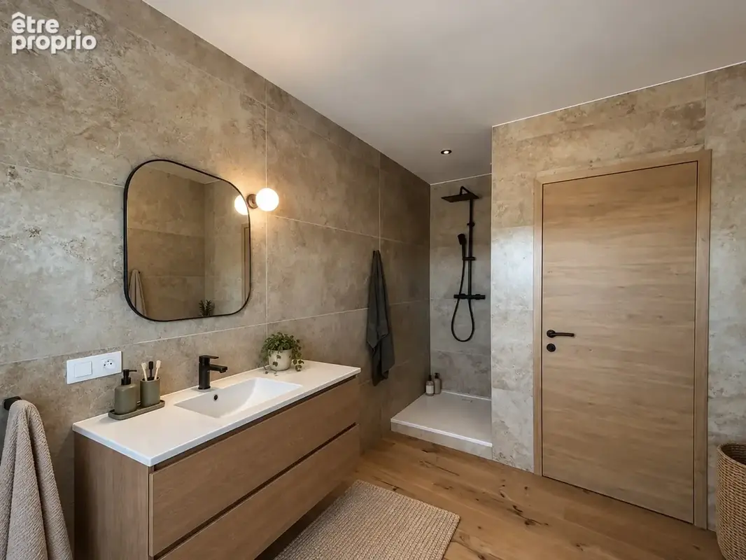 À vendre – Appartement T4 duplex traversant de charme dans une ancienne bâtisse rénovée à Viuz-en-Sallaz - photo 15