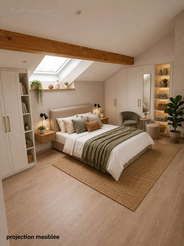 A vendre appartement duplex T4 climatisé centre-ville BELLEY. - photo 8