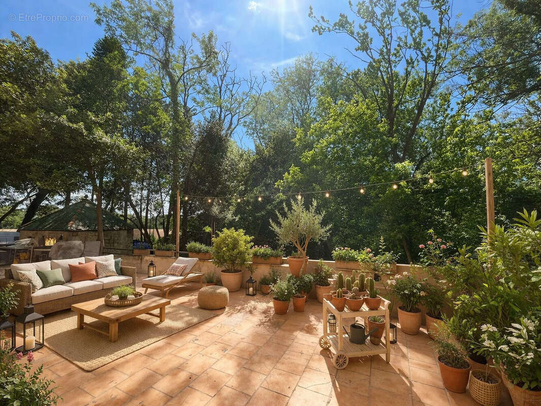 Idée déco de la terrasse - Maison à GIGNAC