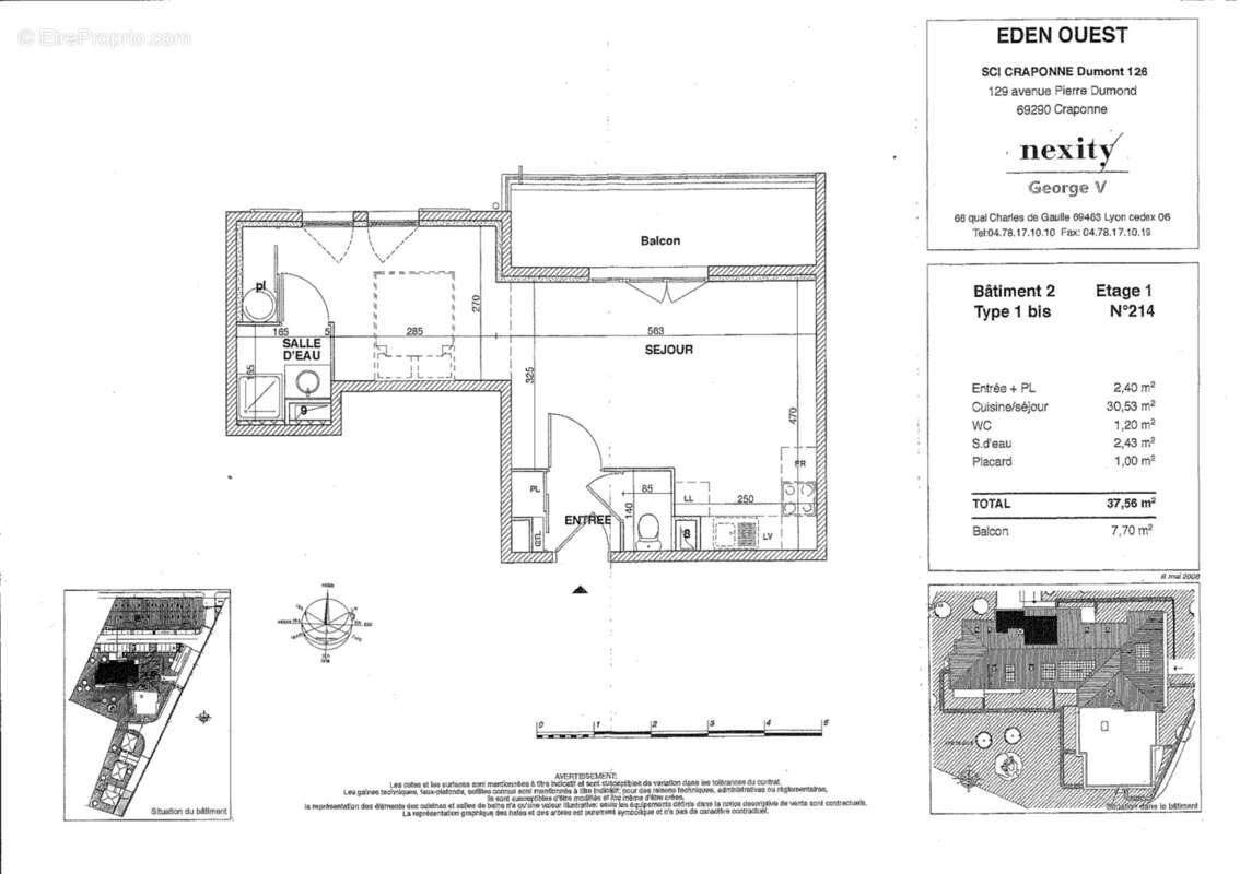 Appartement à CRAPONNE