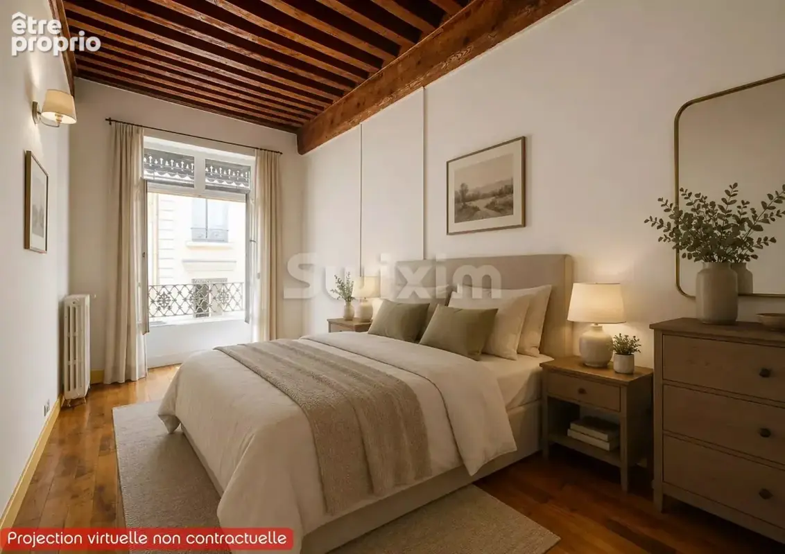 Lyon 2 - ainay - appartement t2bis - photo 4