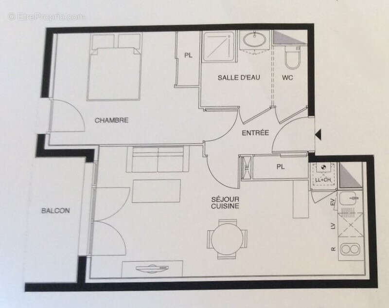 Appartement à VILLENAVE-D'ORNON