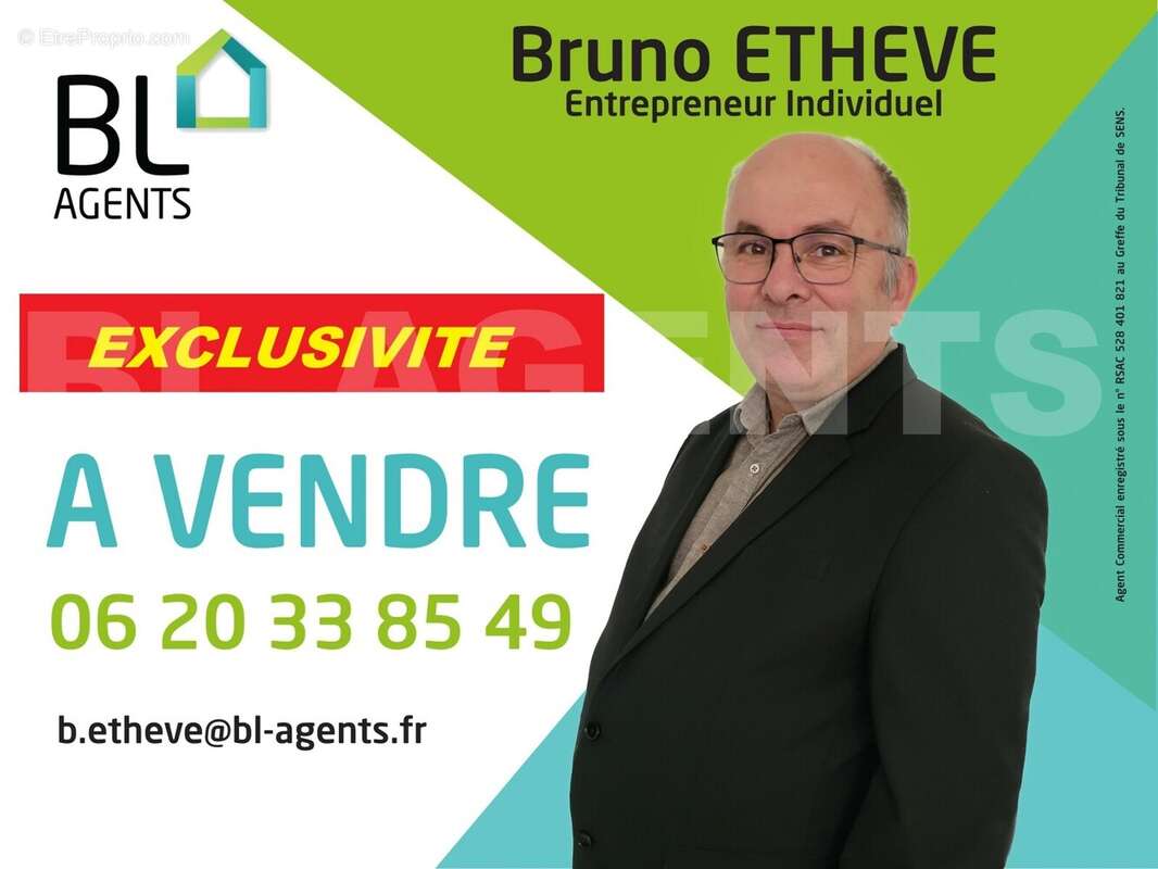 A VENDRE  EXCLUSIVITE - Terrain à DONNEMARIE-DONTILLY