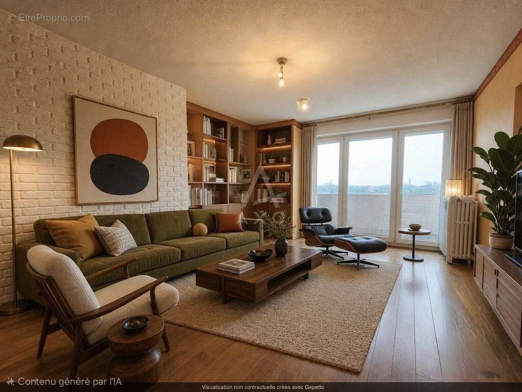 Appartement traversant  Dernier étage  Fort potentiel  - photo 3