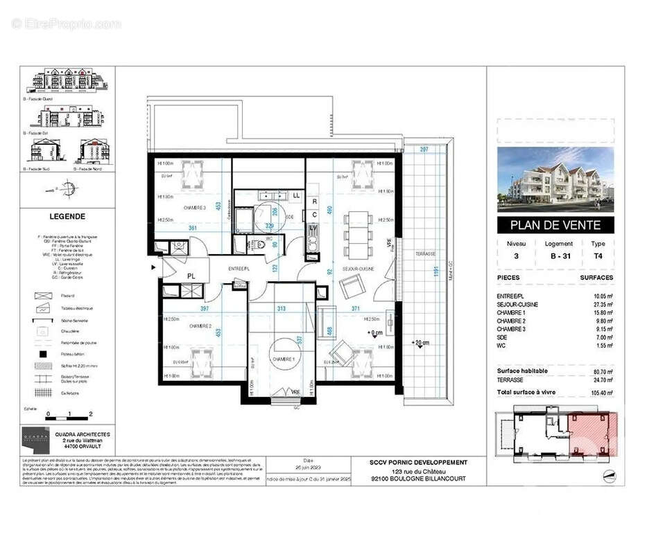 Appartement à PORNIC