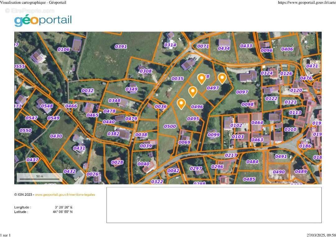 Terrain à SAINT-SAUVEUR-CAMPRIEU