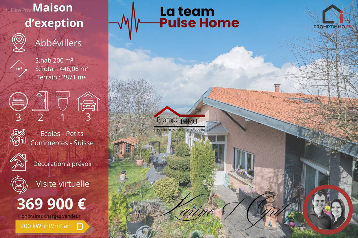 Maison à ABBEVILLERS