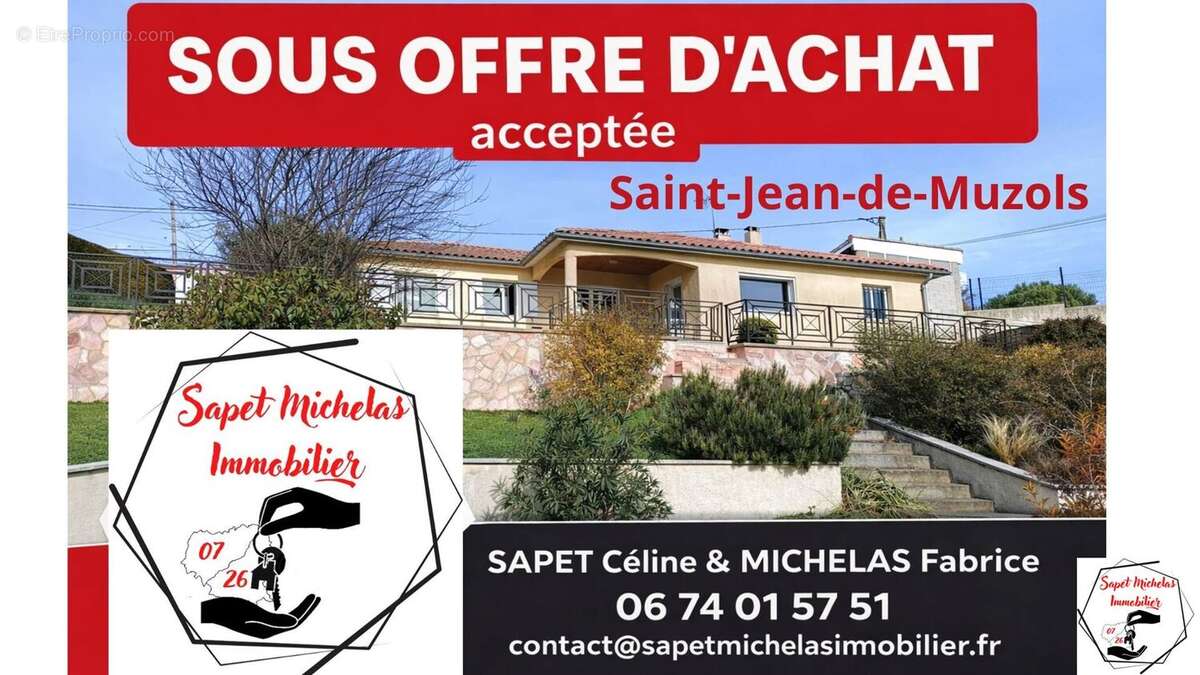 Maison à SAINT-JEAN-DE-MUZOLS