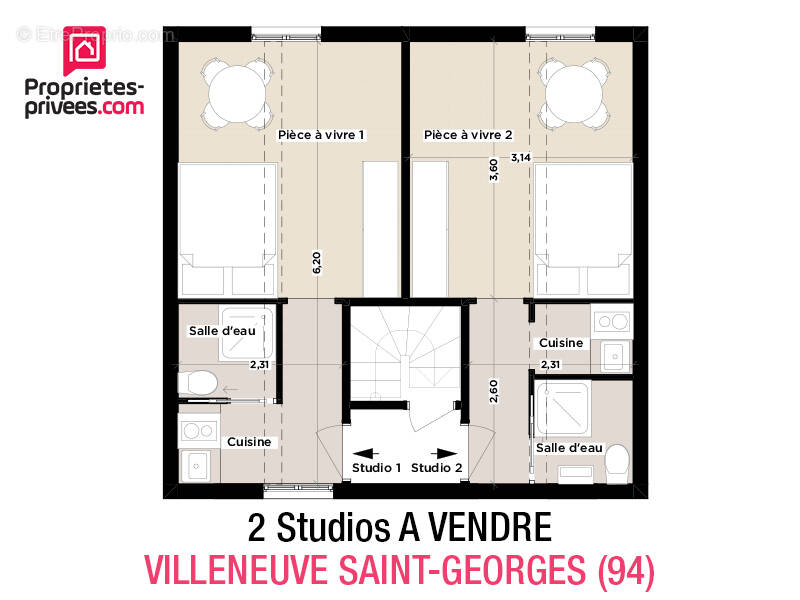 Appartement à VILLENEUVE-SAINT-GEORGES