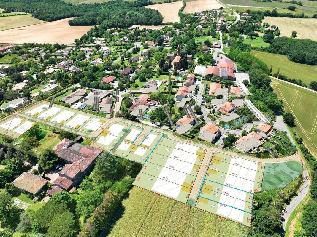 Terrain 374 m² à Montbrun-Lauragais  - photo 2
