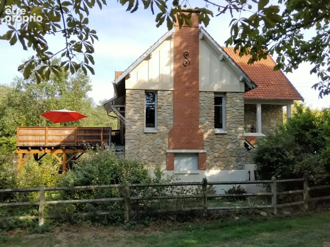 Maison de maître en meulière avec bord de rivière   Augerville-la-Rivière - photo 3