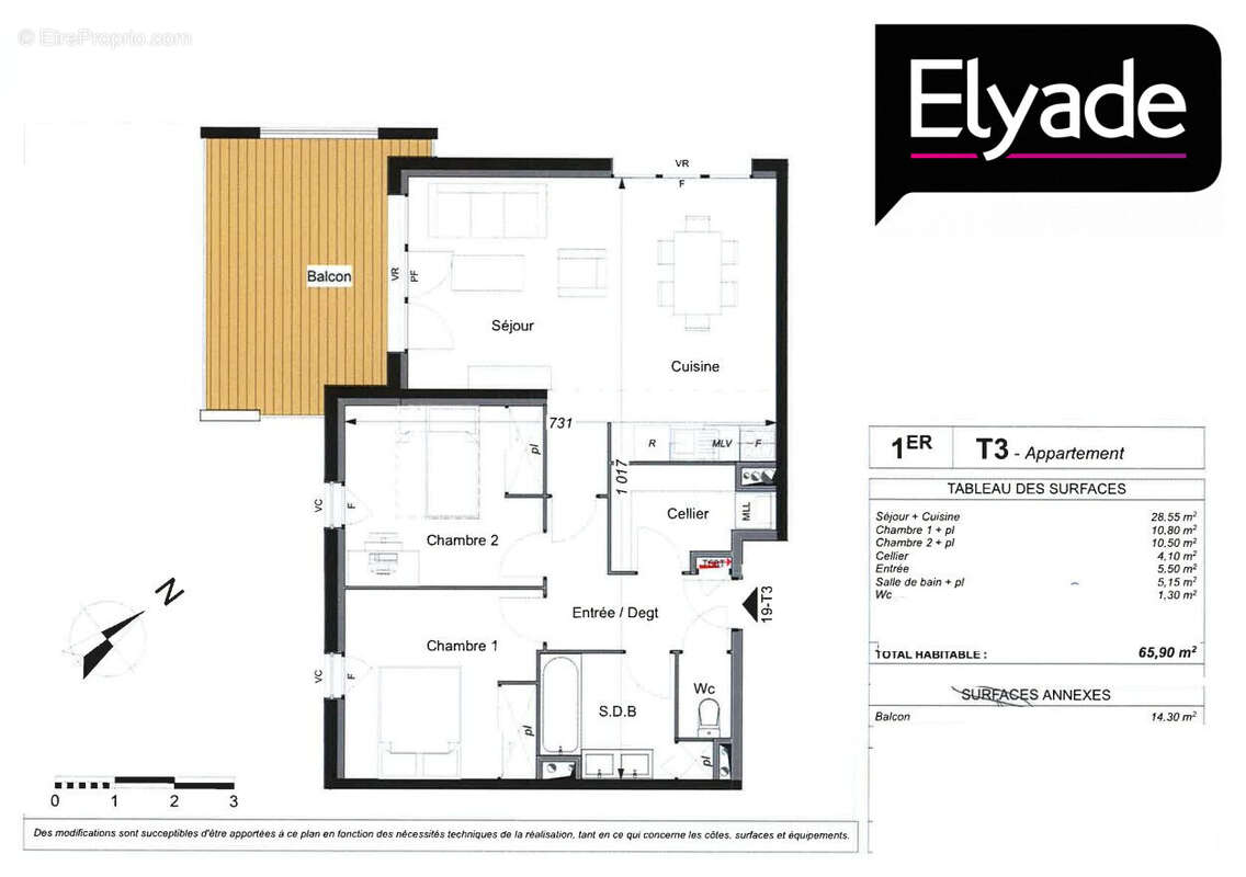 Appartement à COLOMIERS