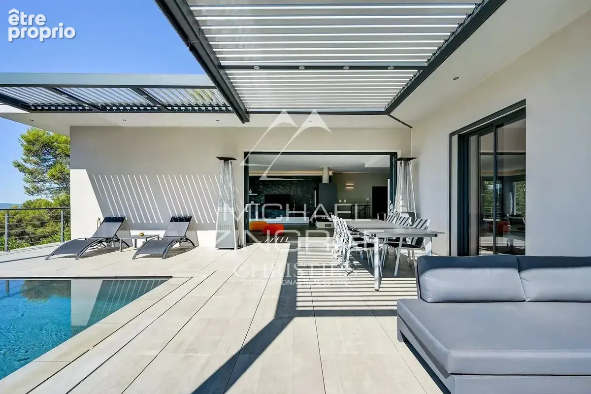 Villa d'architecte contemporaine avec vue panoramique & Pinède privée - photo 3
